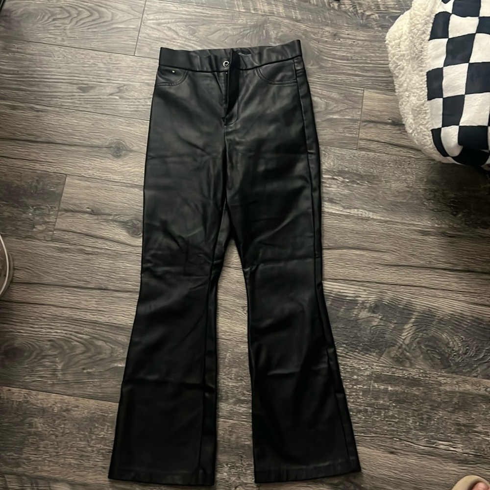Zara leather pants